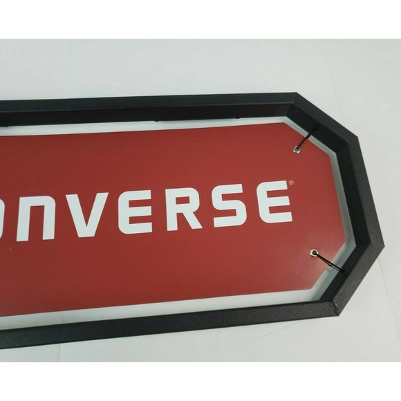 Converse All Star Metal Frame Sign Store Display - Picture 3 of 8